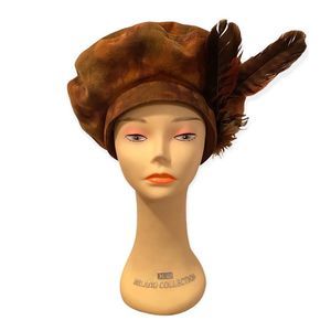 Vintage GIVENCHY Suede Beret Hat